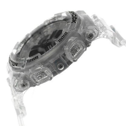 G-shock ge shock g-shock gma-s114rx-7a男女女夫人手表品牌casio anadige黑色骨架黑色GMA-S114RX-7ADR