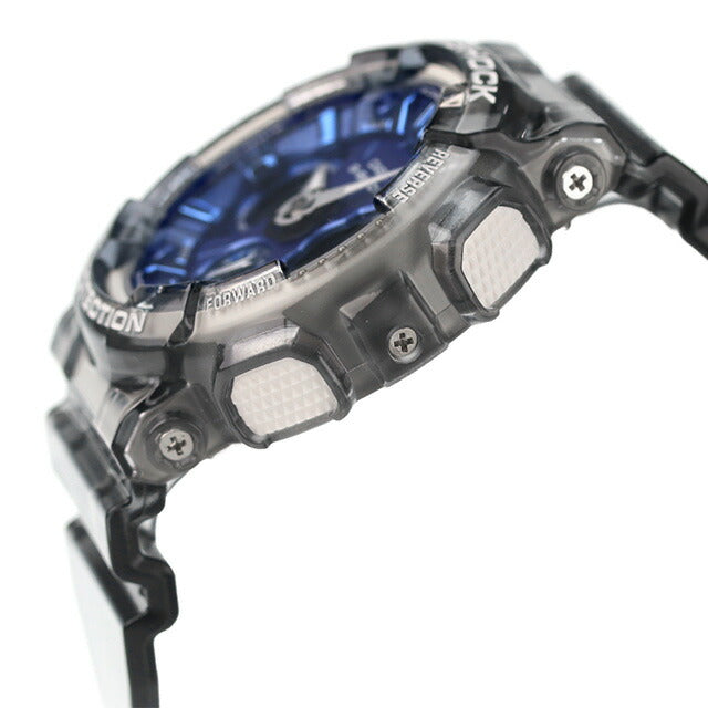 G-Shock Gee Shock G-SHOCK Overseas Model Overseas Model Unisex Watch Brand Casio Anadisy Blue Black Skeleton Black Men GMA-S120TB-8adr