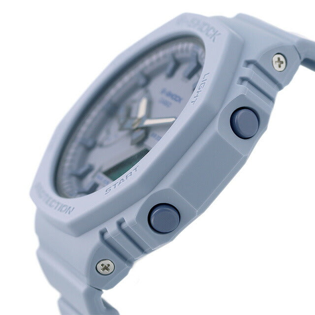 G-shock Gee Shock G-Shock Quartz GMA-S2100BA-2A2男女赛品牌Anadige浅蓝色Casio男士GMA-S2100BA-2A2DR