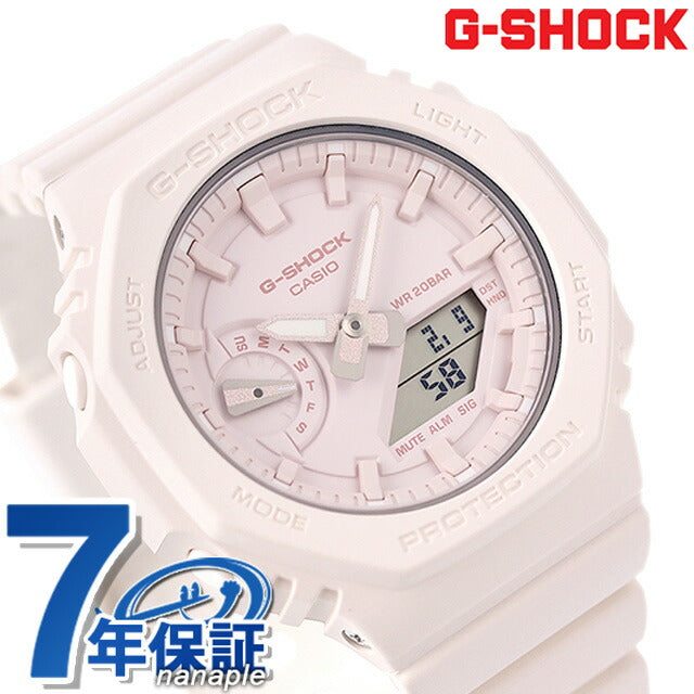 G-shock G-shock Quartz GMA-S2100BA-4A男女通用的手表Anadisy Light Pink Casio 卡西欧 GMA-S2100BA-4ADR