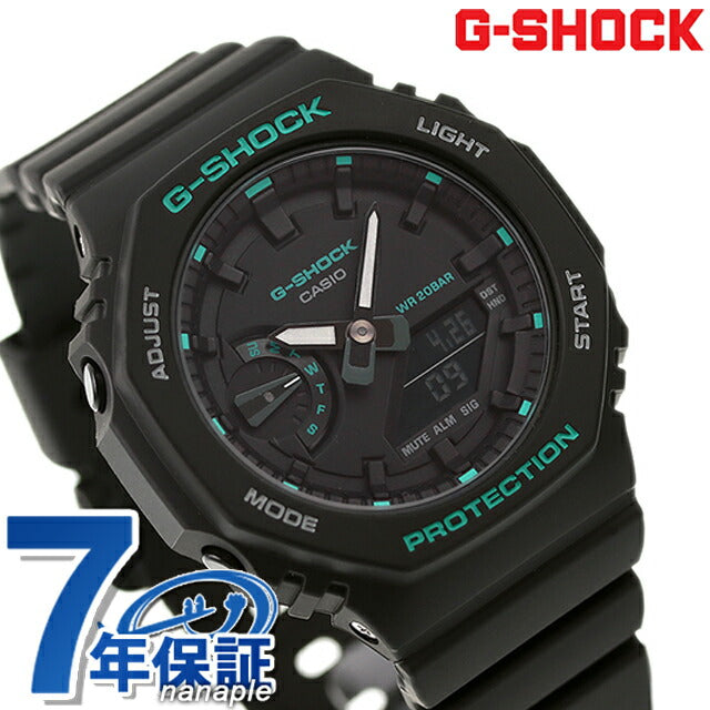 G-shock G-shock Quartz GMA-S2100GA-1A模拟数字中性观看Anadigi Anadigi Black Black Casio 卡西欧 GMA-S2100GA-1ADR