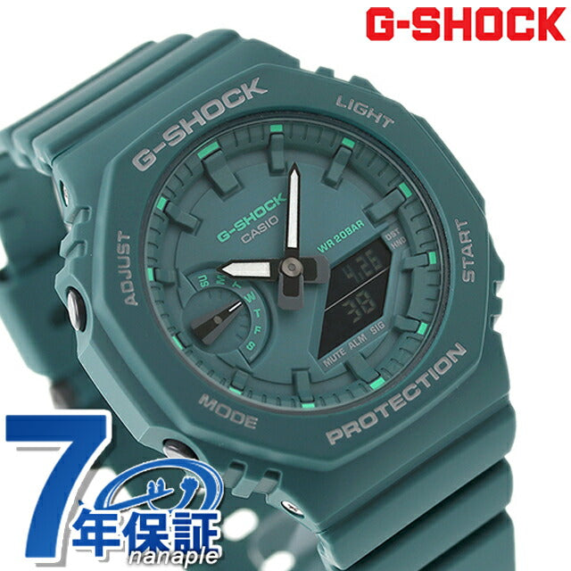 G-shock G-shock Quartz GMA-S2100GA-3A模拟数字中性观看Anadisi绿色Casio 卡西欧 GMA-S2100GA-3ADR