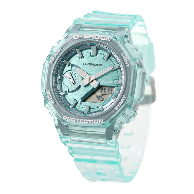 G-Shock Gee Shock G-Shock Quartz GMA-S2100SK-2A模拟数字男士女士观看品牌Anadigi Casio GMA-S2100SK-2ADR