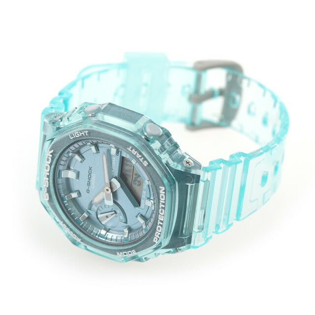 G-Shock Gee Shock G-Shock Quartz GMA-S2100SK-2A模拟数字男士女士观看品牌Anadigi Casio GMA-S2100SK-2ADR