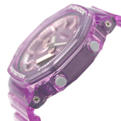 G-Shock Gee Shock G-Shock Quartz GMA-S2100SK-4A模拟数字男士女士观看品牌Anadigi Casio GMA-S2100SK-4ADR