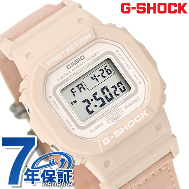 G-Shock G-Shock GMD-S5600CT-4数字女士手表Casio 卡西欧 数字淡粉红色GMD-S5600CT-4DR