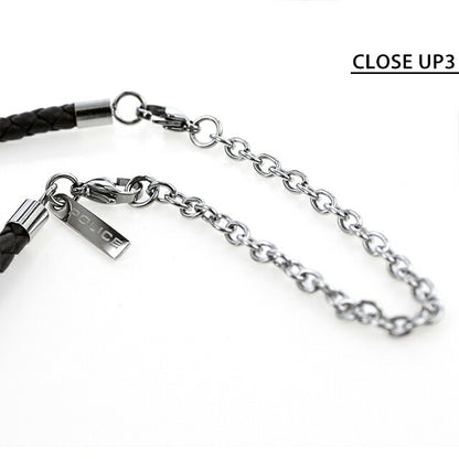ポリス ネックレス メンズ ブランド ステンレススチール GN0036701 シルバー ブラック アクセサリー GN0036701