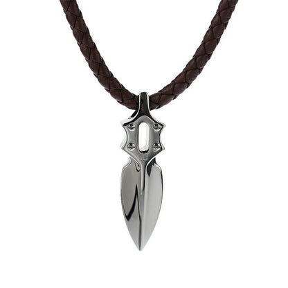 ポリス ネックレス メンズ ブランド ステンレススチール GN0036702 シルバー ブラウン アクセサリー GN0036702