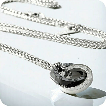 ポリス ネックレス メンズ ブランド N OTEMANU ステンレス GN2102519 シルバー ブラック ジュエリー GN2102519