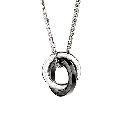 ポリス ネックレス メンズ ブランド N OTEMANU ステンレス GN2102519 シルバー ブラック ジュエリー GN2102519
