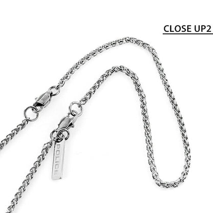 ポリス ネックレス メンズ ブランド N OTEMANU ステンレス GN2102521 シルバー ブルー ジュエリー GN2102521
