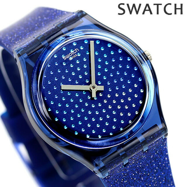 Swatch Ladies Watch Brand BLUMINO Quartz GN270 Clock Brumino 34mm Blue