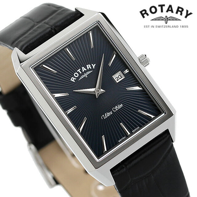 Rotary Ultra Slim Quartz Watch Brand Men&