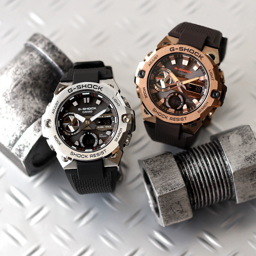 gショック ジーショック G-SHOCK Gスチール GST-B400 ワールドタイム ソーラー メンズ 腕時計 ブランド GST-B400-1ADR ブラック カシオ