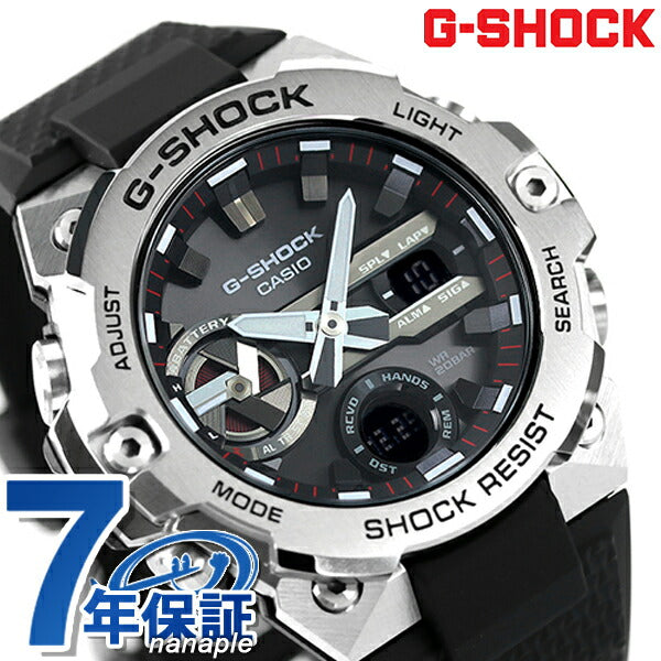 gショック ジーショック G-SHOCK Gスチール GST-B400 ワールドタイム ソーラー メンズ 腕時計 ブランド GST-B400-1ADR ブラック カシオ