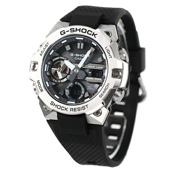 G-Shock Gee Shock G-Shock G钢GST-B400世界时间太阳能观看品牌GST-B400-1ADR黑色Casio