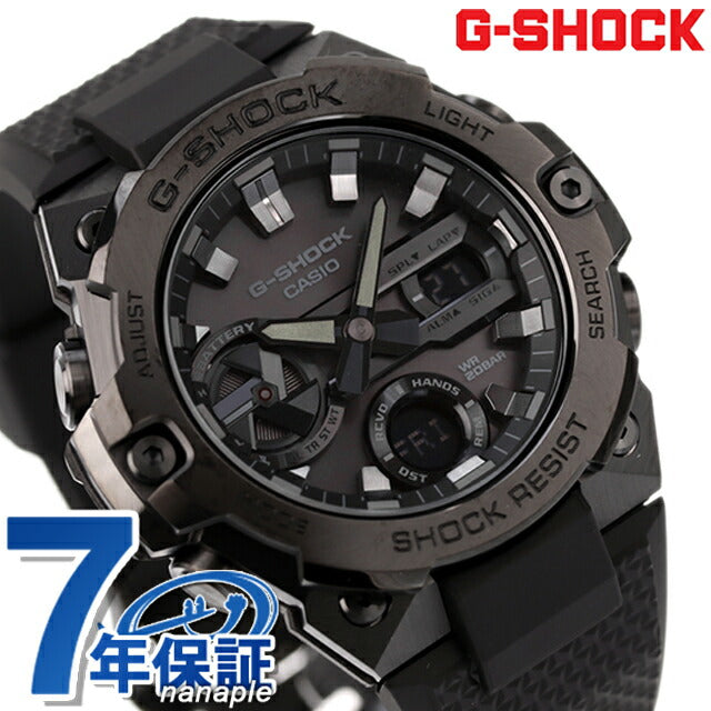 G-shock Geashock G-shock太阳能GST-B400BB-1A蓝牙男士手表品牌Casio Anadisier黑色黑色GST-B400BB-1ADR