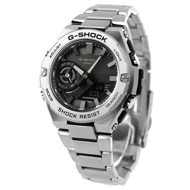 G-shock Geashock G-shock太阳能GST-B500D-1A1 G钢GST-B500世界时间男士观看品牌Black Casio GST Casio GST-B500D-1A1DR