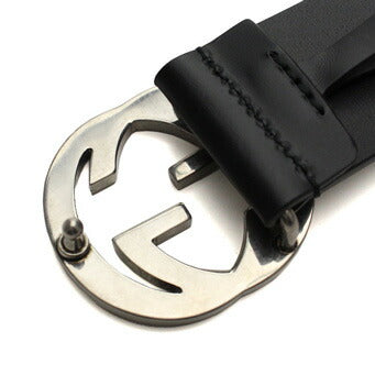 Gucci Belt Unisex Brand GUCCI SELLERIA Italy 368186 Black accessories selectable model GUC368186A