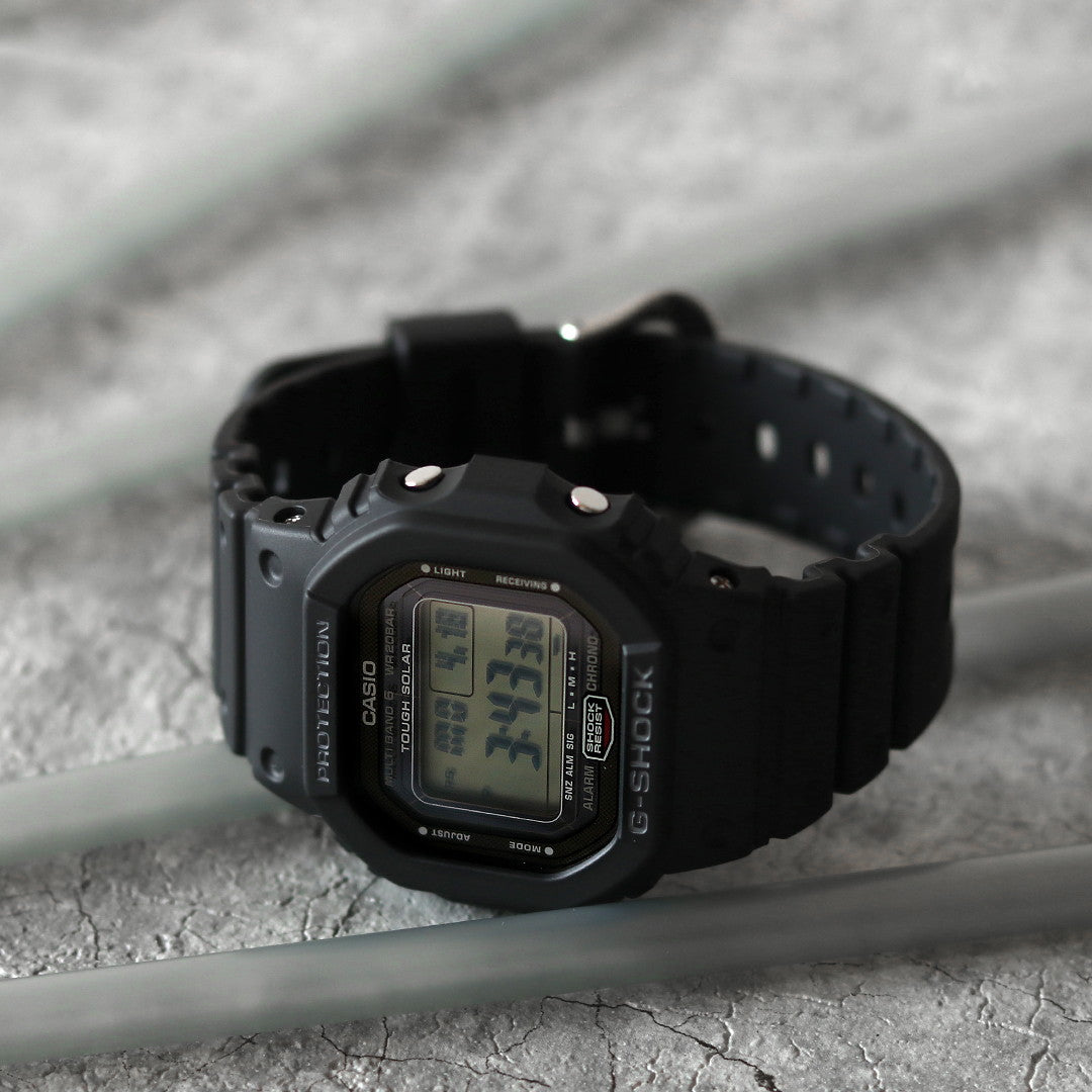 G-Shock G-Shock Radio太阳能GW-5000U-1原产5600男士手表Black Casio GW-5000U-1ER