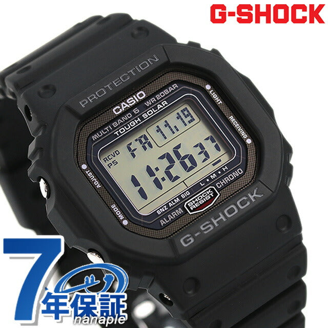 gショック ジーショック G-SHOCK 電波ソーラー GW-5000U-1 オリジン 5600 メンズ 腕時計 ブランド ブラック カシオ GW-5000U-1ER