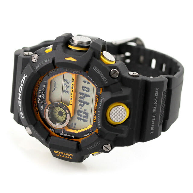 G-Shock Gee Shock G-SHOCK Radio Solar GW-9400Y-1 Master of G Land Range Man Overseas Model Watch Digital Yellow Black Casio CASIO GW-9400Y-1er