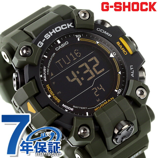 G-Shock G-Shock Radio太阳能GW-9500-3男士手表品牌Casio 卡西欧 数字黑色深绿色黑色GW-9500-3DR