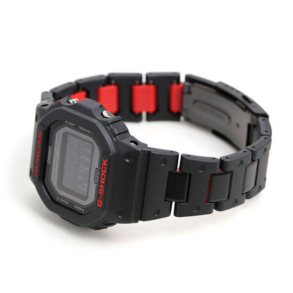 G-Shock Gee Shock G-Shock Radio Solar Bluetooth移动链接GW-B5600男士手表品牌GW-B5600HR-1DR全黑Casio