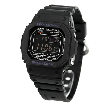 G-Shock Gee Shock G-Shock G-Shock GW-M5610 Origin 5600世界时间无线电太阳能观看品牌GW-M5610U-1BER全黑Casio