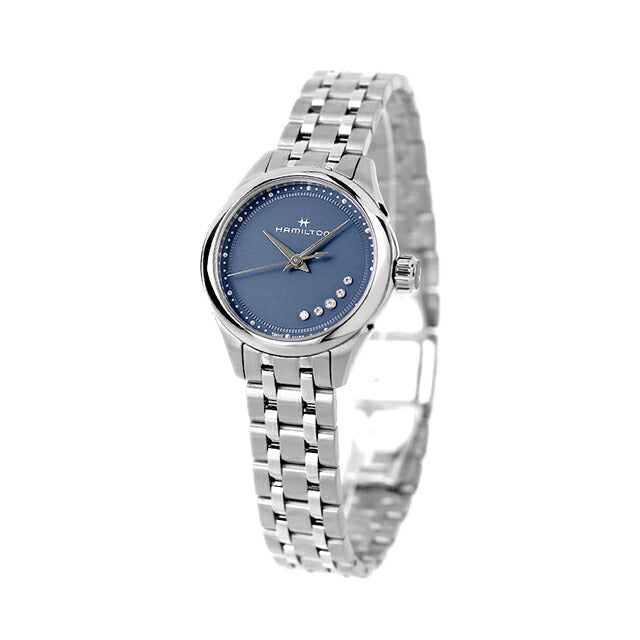 Hamilton Jazz Master 26mm Quartz Watch Brand Ladies Diamond H32111140 Made by analog Blue Switzerland