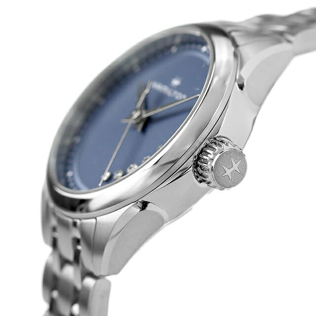 Hamilton Jazz Master 26mm Quartz Watch Brand Ladies Diamond H32111140 Made by analog Blue Switzerland