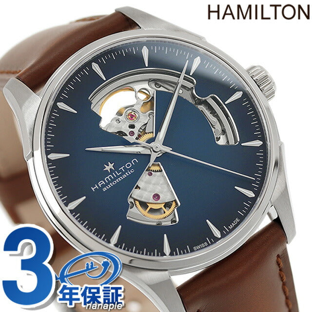 Hamilton Jazz Master Open Heart Auto 40mm Automatic Mechanical Watch Brand Men&