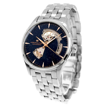 ハミルトン ジャズマスター Open Heart Auto 42mm 自動巻き 腕時計 ブランド メンズ オープンハート HAMILTON JAZZMASTER H32705140 アナログ ブルー スイス製 H32705140