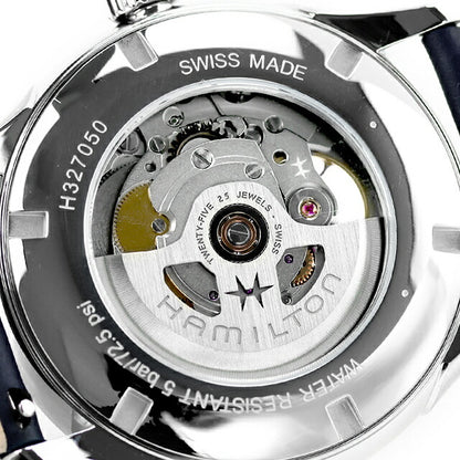 ハミルトン ジャズマスター Open Heart Auto 42mm 自動巻き 腕時計 ブランド メンズ オープンハート HAMILTON JAZZMASTER H32705640 アナログ ブルー ネイビー H32705640