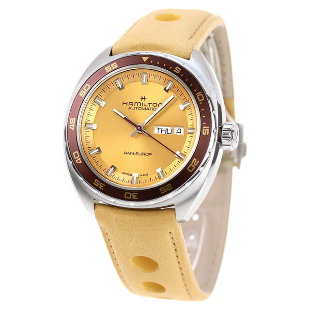 Hamilton American Classic Pan Euro Dai日期自动42mm自动手表品牌替代皮带H35435820