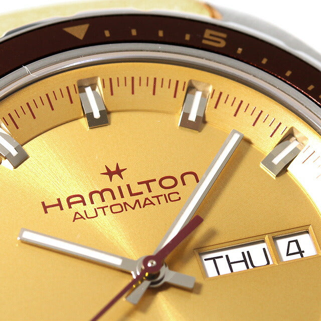 Hamilton American Classic Pan Euro Dai Date Auto 42mm Automatic Watch Brand Men Replacement Belt H35435820