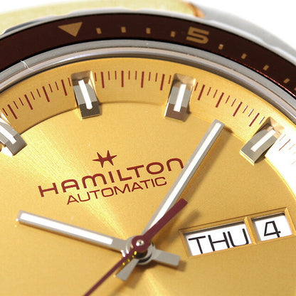 Hamilton American Classic Pan Euro Dai日期自动42mm自动手表品牌替代皮带H35435820