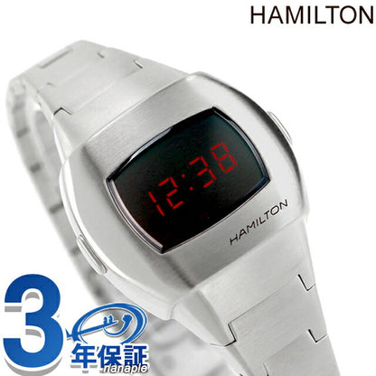 ハミルトン アメリカンクラシック PSR 74 32.5mm クォーツ 電池式 腕時計 ブランド メンズ レディース HAMILTON H52304130 デジタル ブラック 黒 スイス製 H52304130