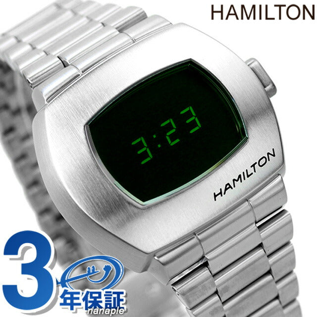 Hamilton American Classic PSR Digital Quartz Watch Brand Men H52414131 Digital Green Switzerland