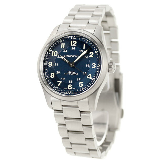 Hamilton Khaki Field Titanium Auto 38mm Automatic Wrap Watch Brand Men Titan H70205140 Made by Blue Switzerland