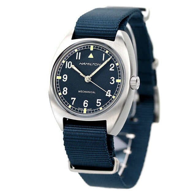 Hamilton Khaki Aviation Pilot Pioneer Mechanical Hand -rolled Mechanical Watch Brand Men H76419941 Analog Blue Navy