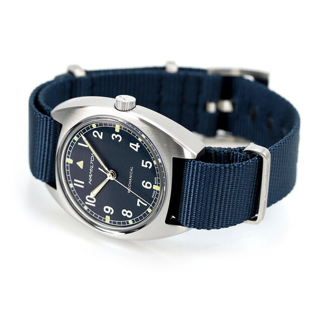 Hamilton Khaki Aviation Pilot Pioneer Mechanical Hand -rolled Mechanical Watch Brand Men H76419941 Analog Blue Navy