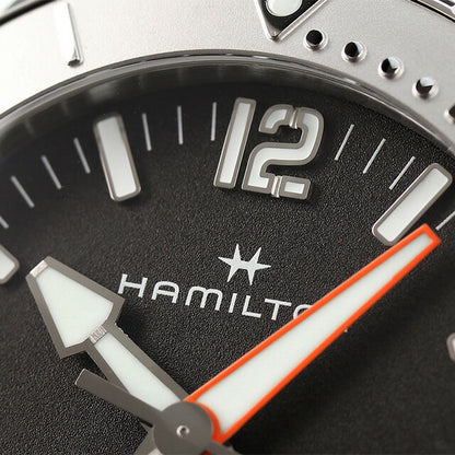 Hamilton Open Water Auto Automatic Mechanical Watch Brand Men H77815130 Analog Black Black Swiss