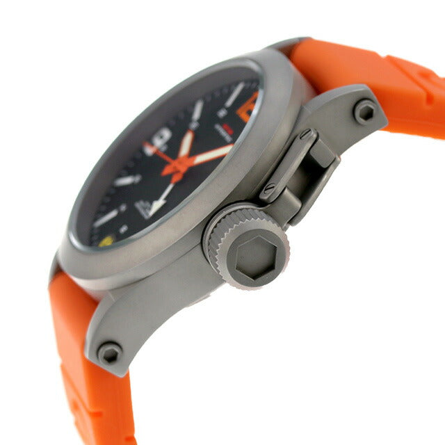 M HYPERTEC Quartz Watch Brand Men MTM HYP-SG44-ORNG-OR2S-A Analog Black Orange Black