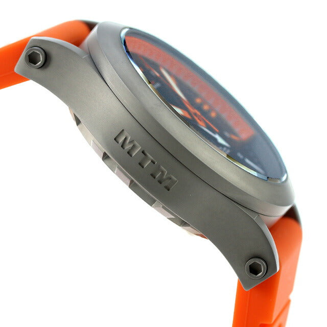 M HYPERTEC Quartz Watch Brand Men MTM HYP-SG44-ORNG-OR2S-A Analog Black Orange Black