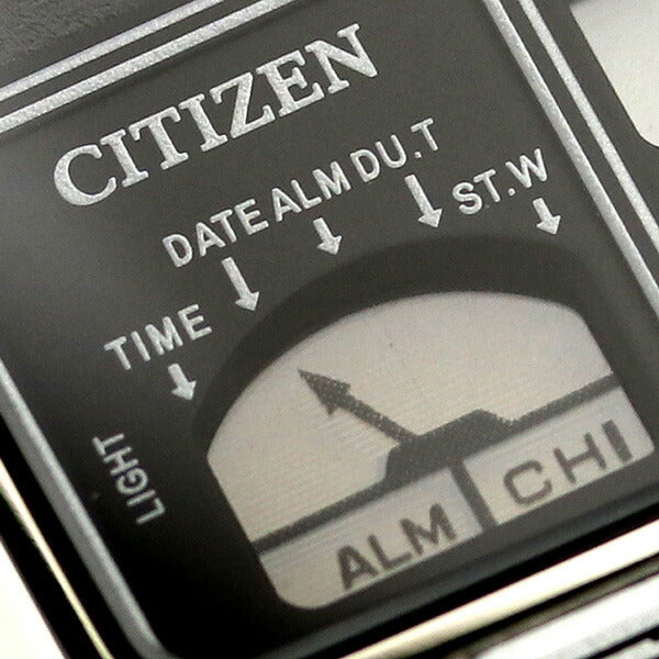 Citizen Records Label Anadisy Temp Watch Brand Chronograph Termeter Analog Digital JG2101-78E Citizen Silver Men