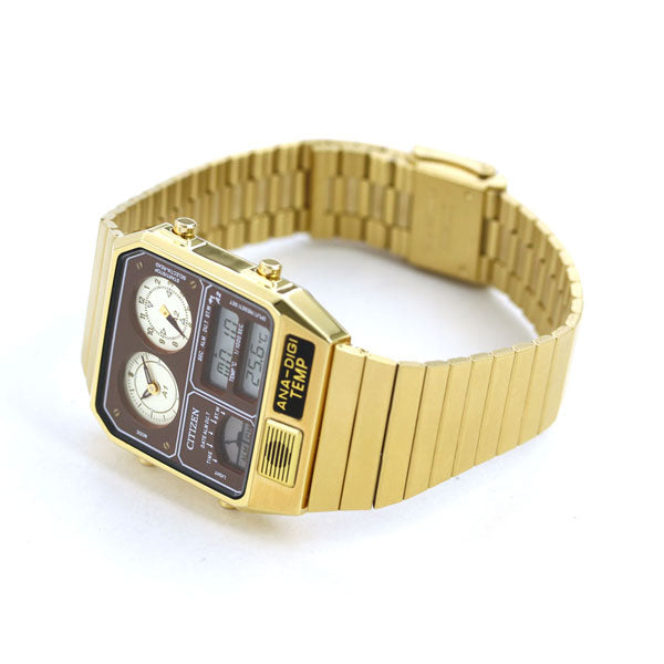 Citizen Record Label Anadisi Temp Watch Brand Chronograph Termeter Analog Digital JG2103-72X CITIZEN Gold Men&