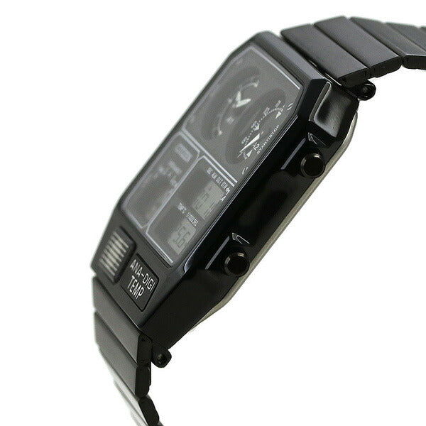 Citizen Record Label Anadisi Temp Watch Brand Chronograph Termeter Analog Digital JG2105-93E Citizen Black Men&