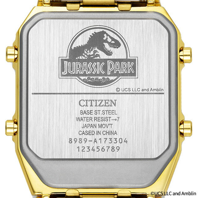 シチズン レコードレーベル アナデジテンプ ジュラシック・パーク 腕時計 ブランド メンズ レディース CITIZEN JG2132-66W