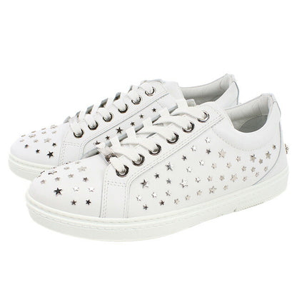 Jimmy CHOO Leather Italian CASH White Shoes JICCASHA